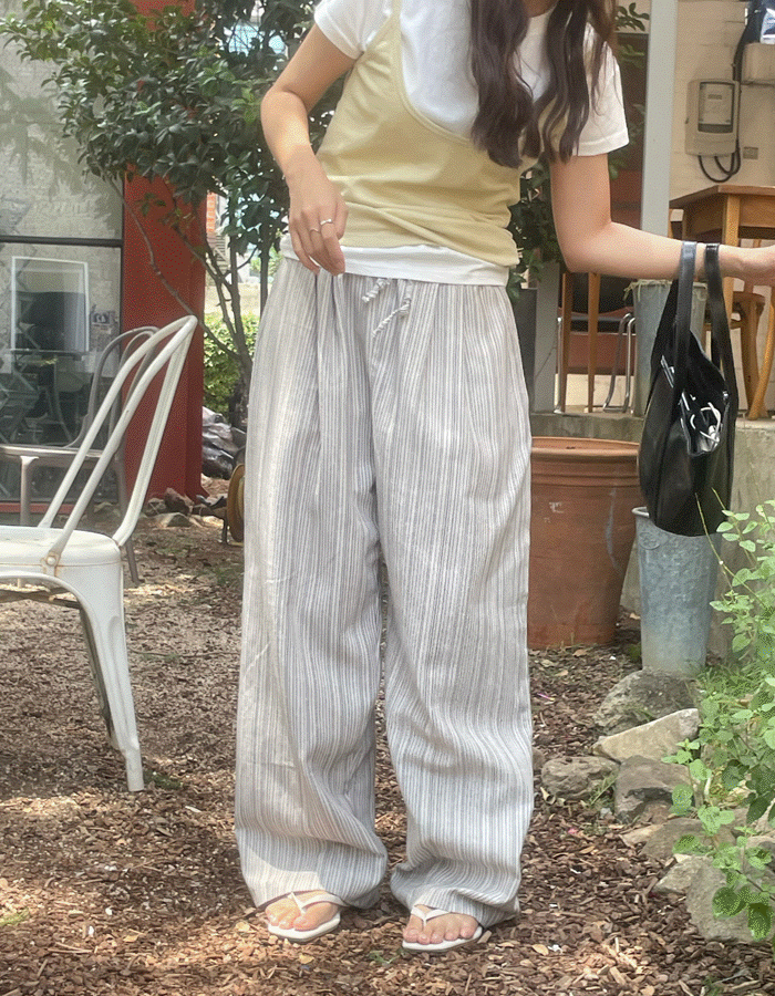 sunday linen pants (2colors)